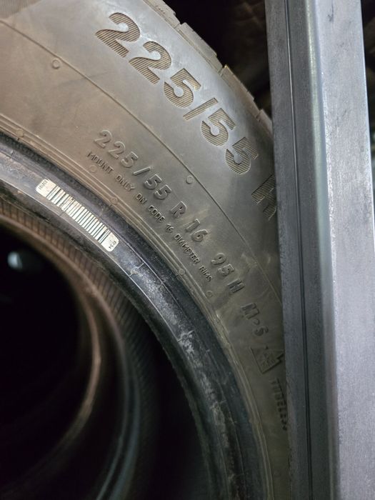 2x 225/55/16 M+S CONTINENTAL 2018 Stare impecabila
