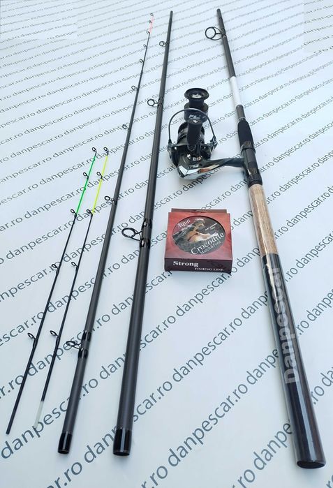 SET FEEDER Lanseta SENSE FEEDER 3,90m + Mulineta FL LF4000 + 150m fir