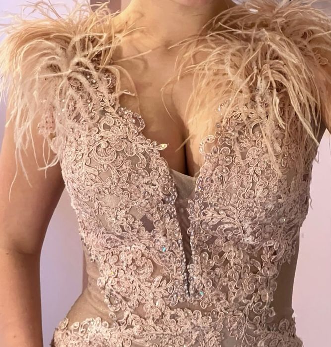 Официална пепел от рози рокля