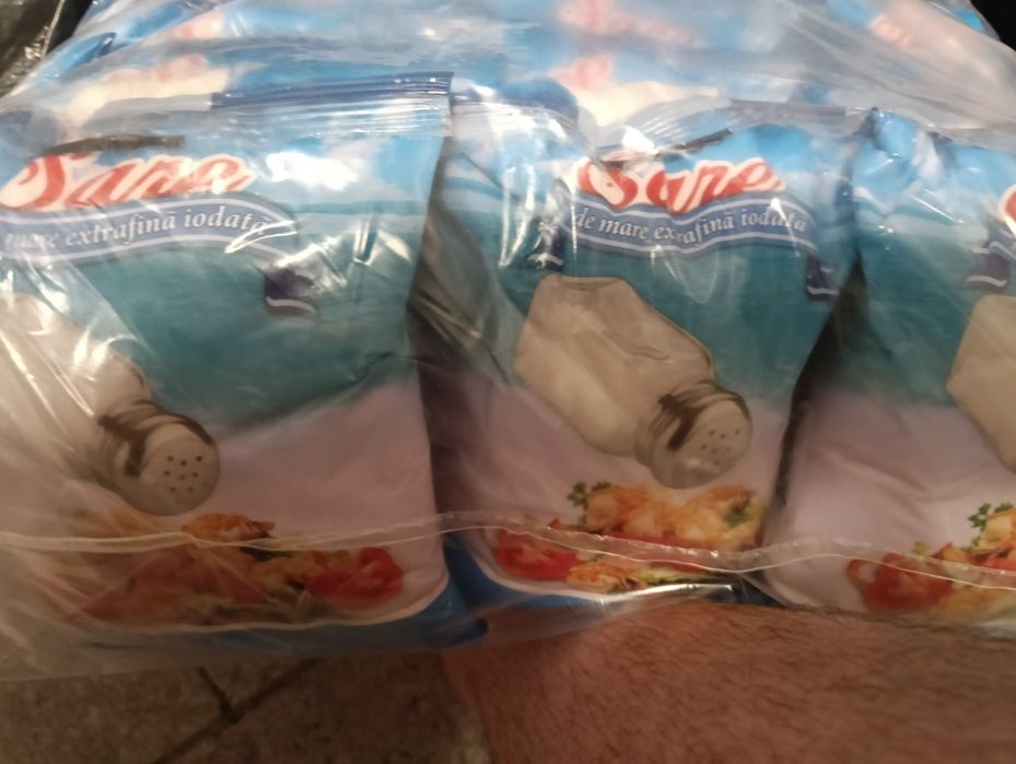 40 pungi de Sare extrafină iodata. La 85 lei