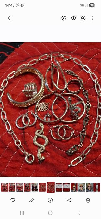 Lot bijuterii argint