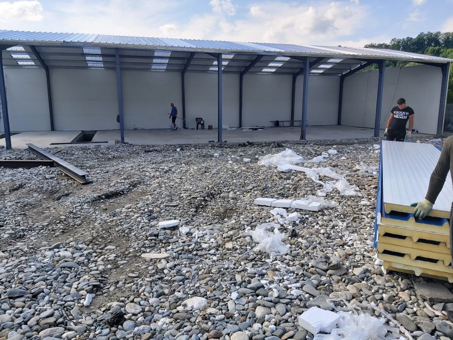 Constructie metalica Hala 200 mp 10x20x4m magazin, garaj utilaje