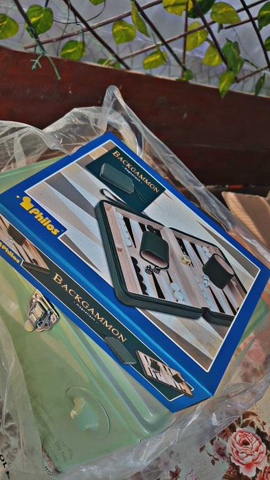 Joc Table Philos Thasos, voiaj, imitatie de piele, magnetic