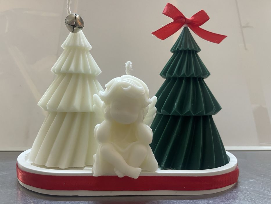 Коледни декорациш от восэк