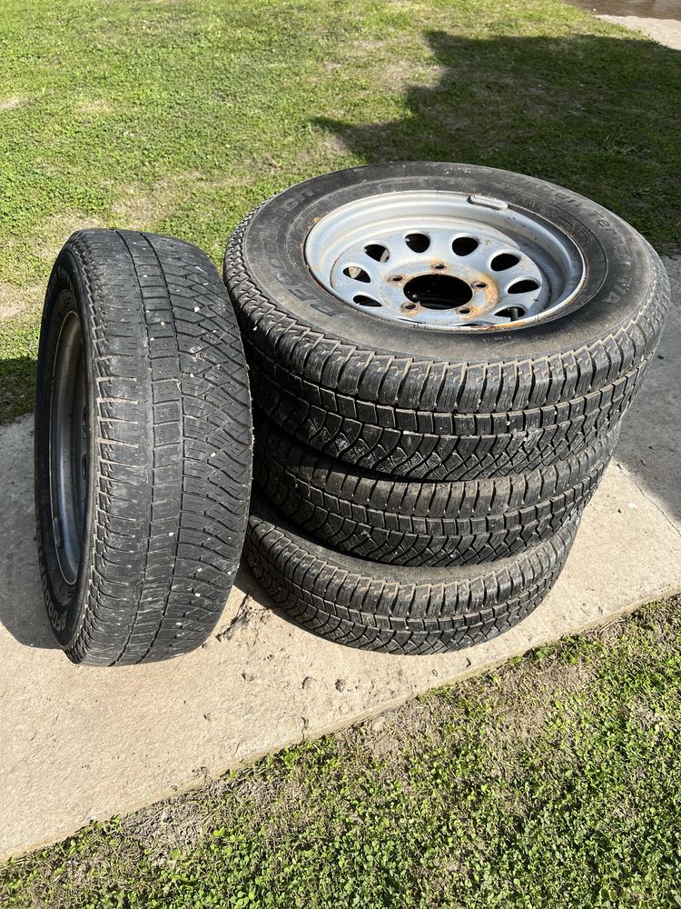 Set complet roți cu cauciucuri BF Goodrich pentru Suzuki Jimny, Samura
