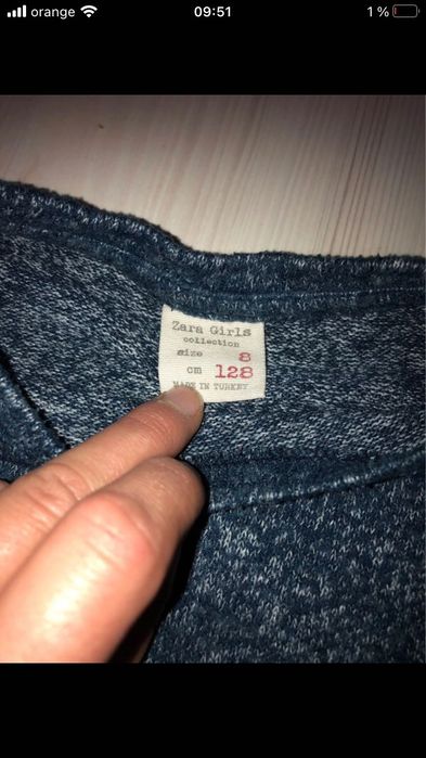 Blugi /bluza/cămașă fete 122-128