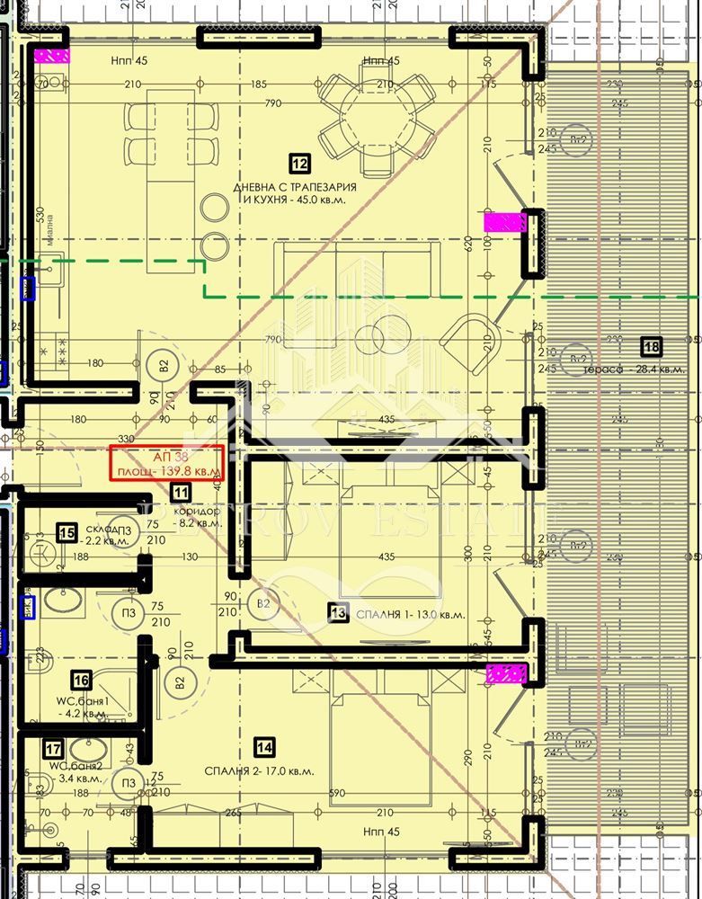 3-стаен в Пазарджик, област-гр.Велинград площ 161000 цена 177000