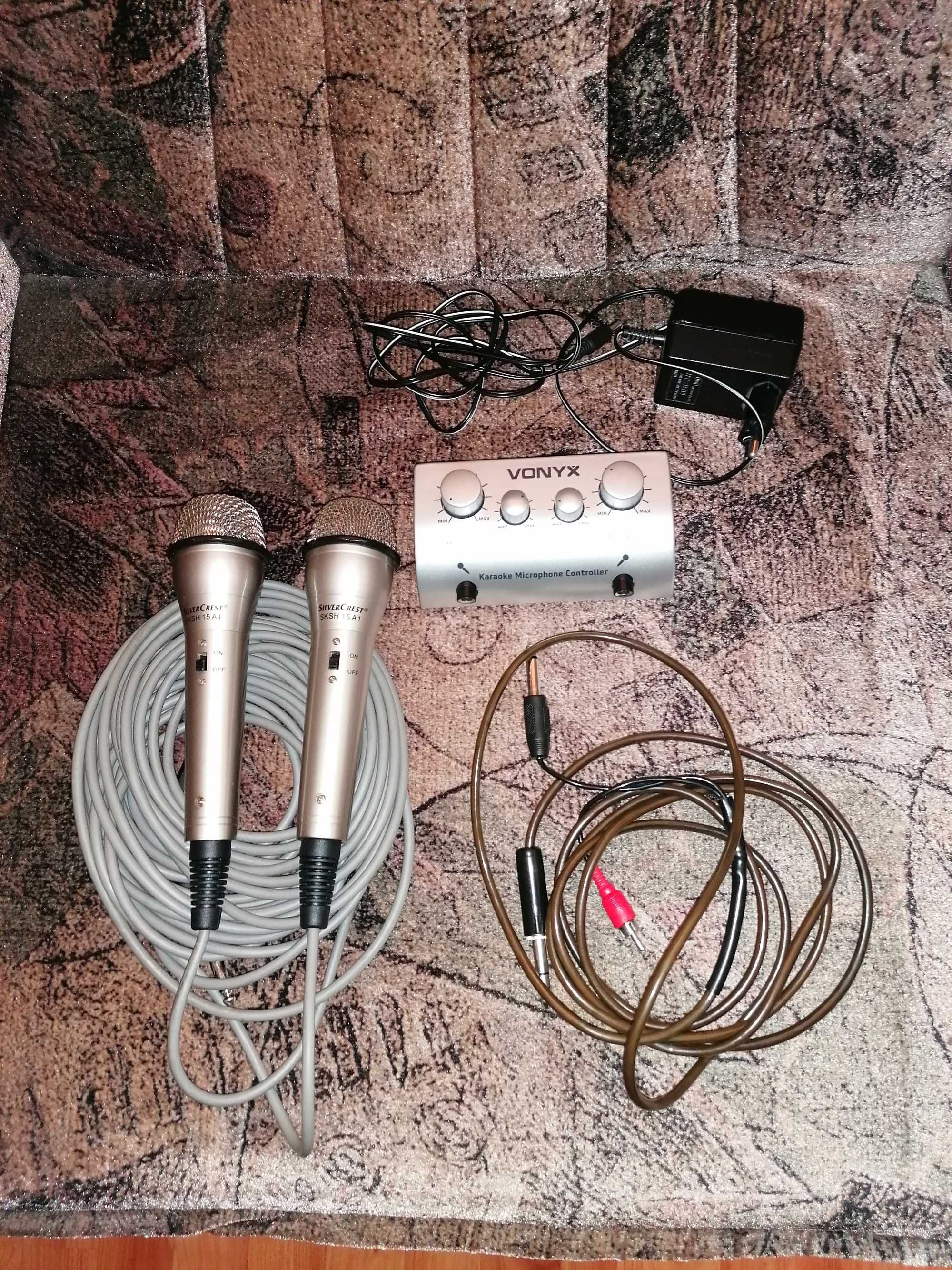 Set  Amplificator ,cu Reverb si Microfoane