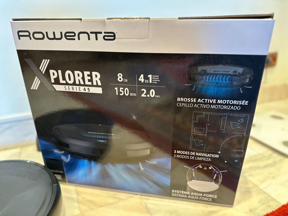 Aspirator robot Rowenta X-Plorer Serie 45 Wi-Fi, mop