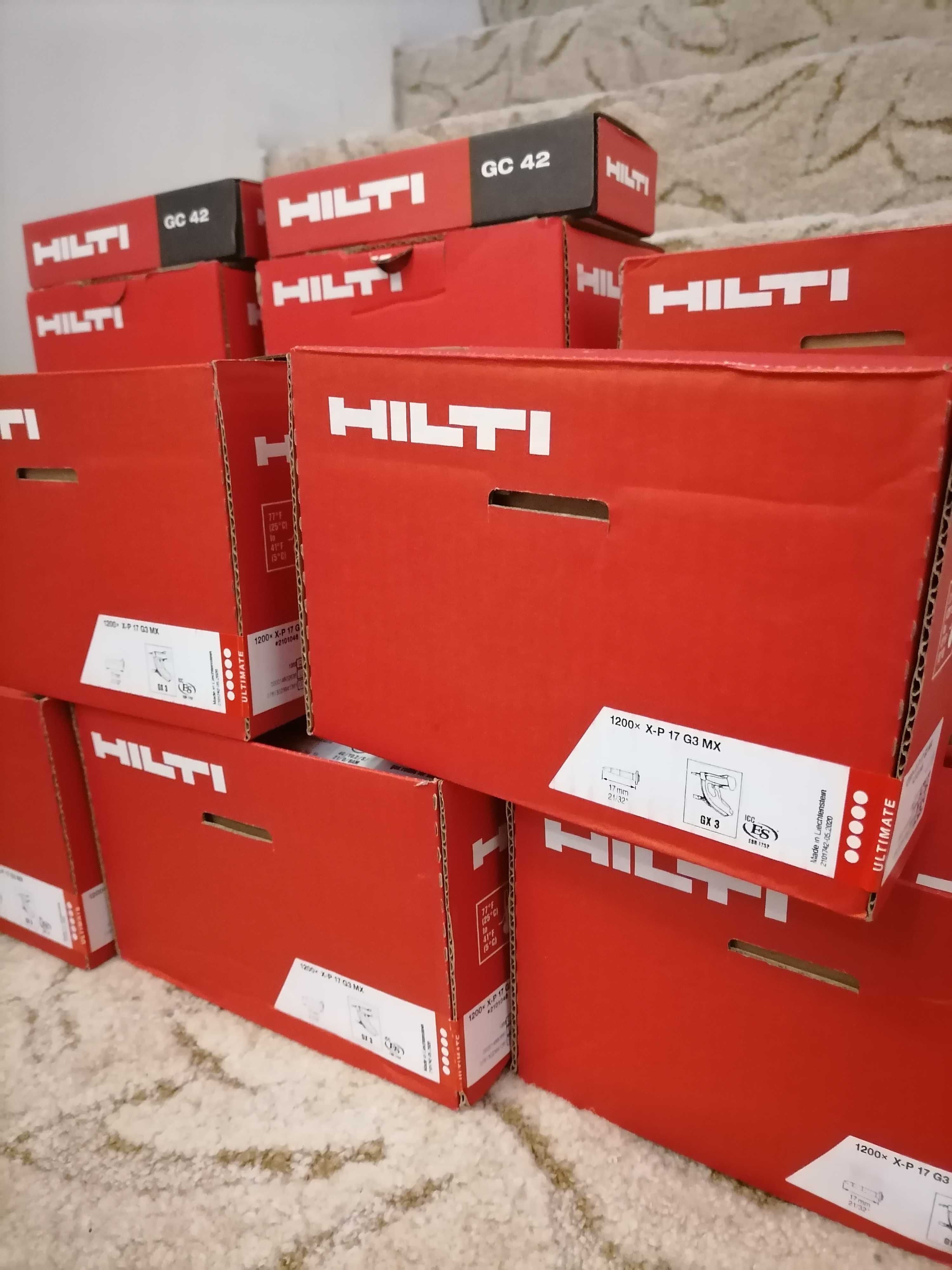 Cuie Hilti 17 mm cu tot cu butelie