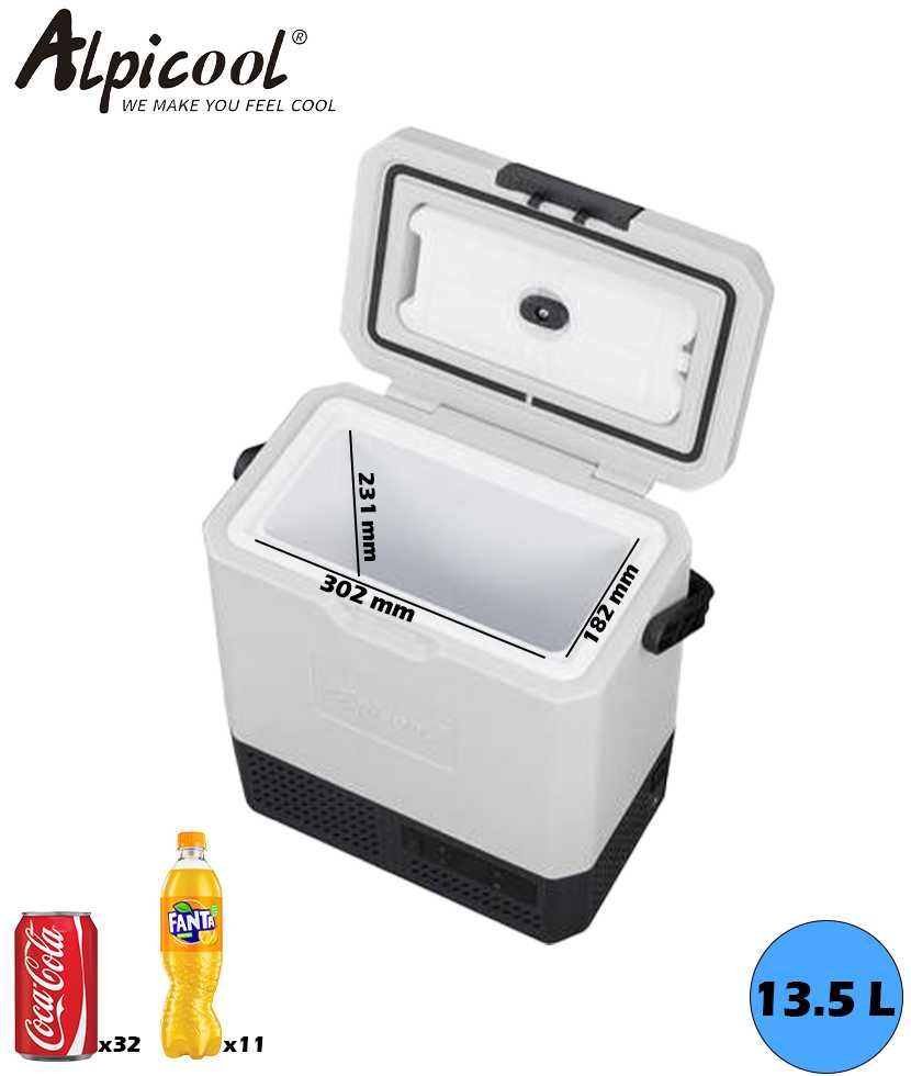 Компрессорный автохолодильник 15 л Alpicool P15 / avto xolodilnik