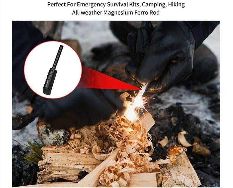 Cuțit pliabil multifuncțional foarfece cremene supraviețuire camping
