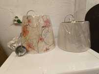 Lustre noi, cu abajur textil