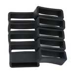 Set 4 gaici silicon ptr curele ceas 22 mm