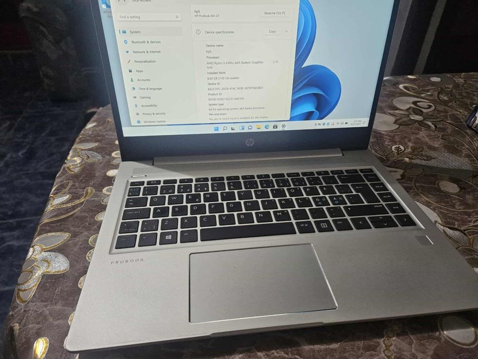 HP probook 445 g7