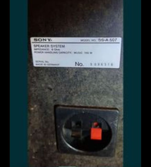 Boxe Sony SS-A 507 # 100W