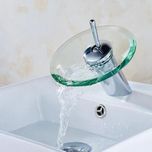 Baterie chiuveta baie tip Cascada crom sticla securizata factura