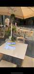 Mobilier restaurant: 14 mese+38 scaune-lemn waterproof/inox