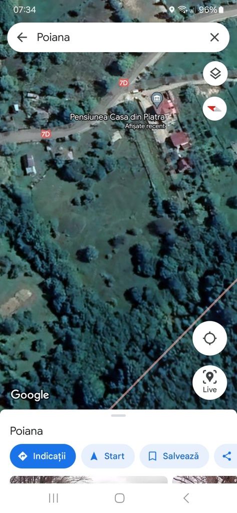 Teren de închiriat in com Perisani sat Poiana  ( 11000 m )