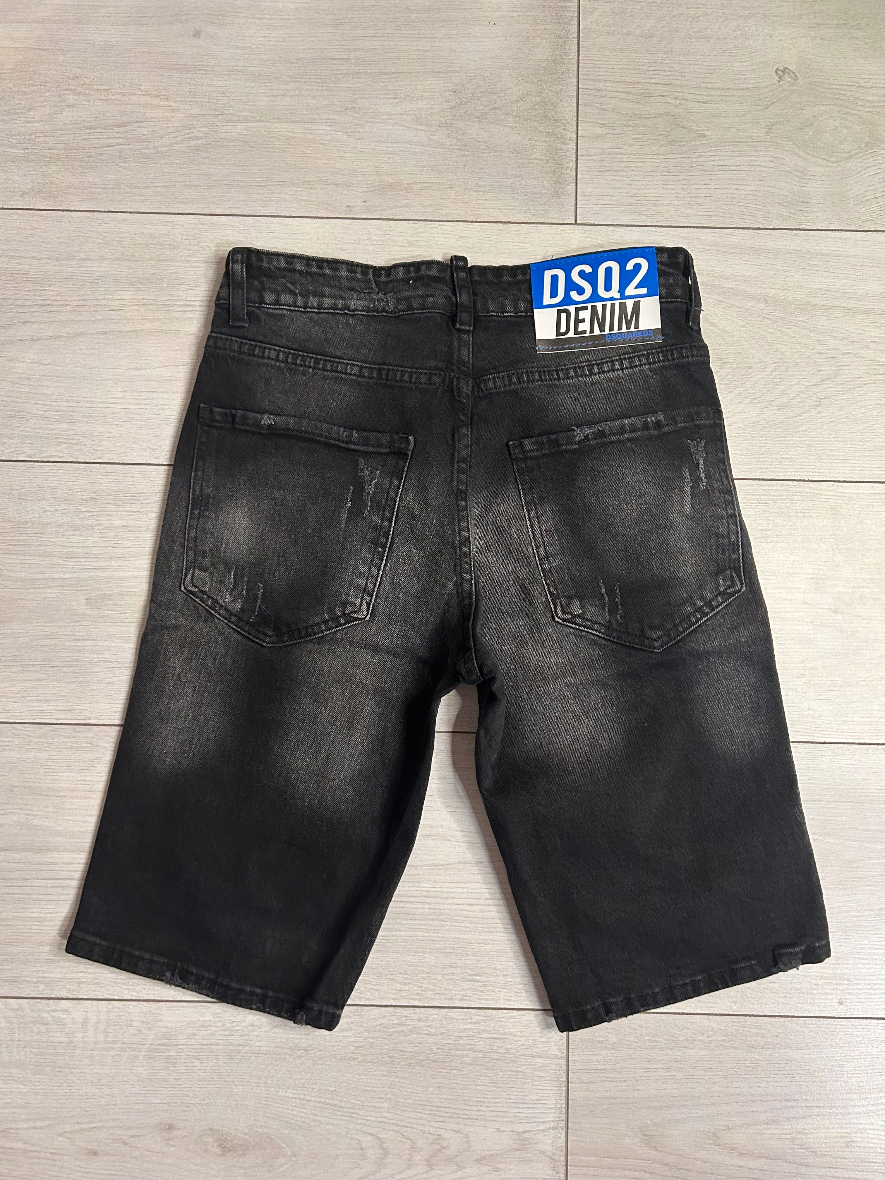 Blugi scurți Dsquared2 black new collection 2025