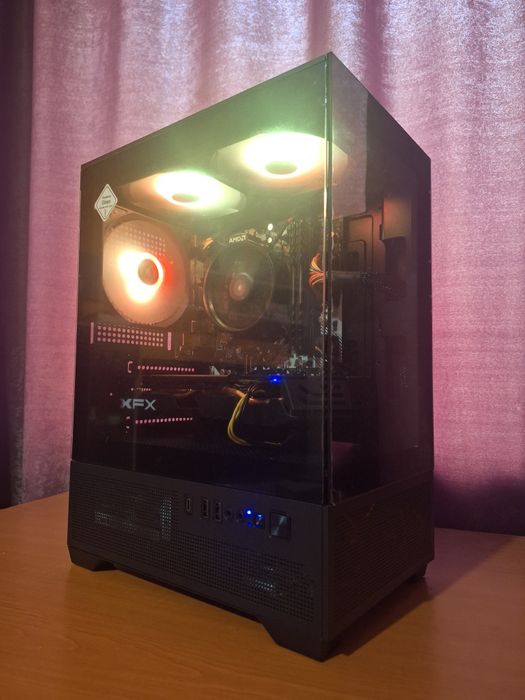 RX 580 8GB, Ryzen 5 1600, 16GB RAM - Геймърски Компютър