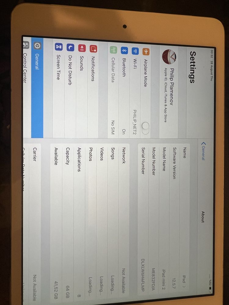 iPad Mini 2 (Cellular + WiFi) / 64GB