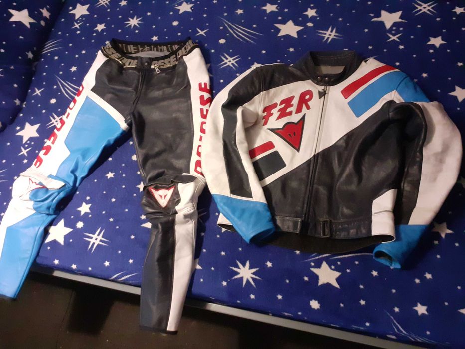 Geaca orig+pantaloni piele Dainese