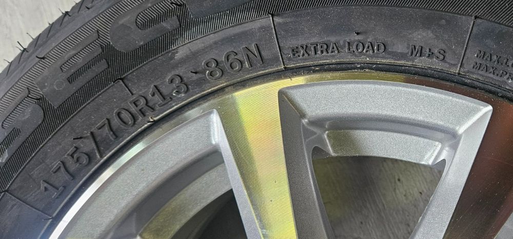Roata 175/70 R13 86N Anvelopa Security Janta aliaj 5Jx13 4/57/100 ET30