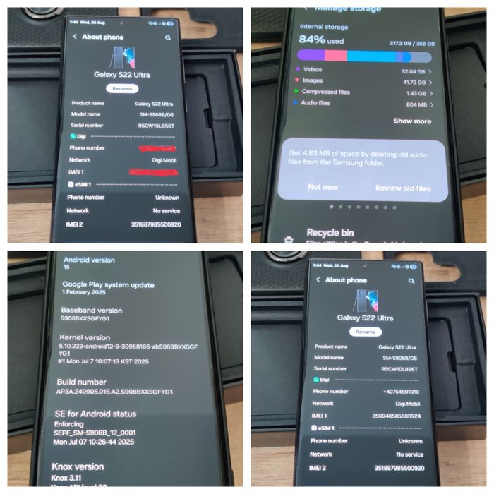 Samsung S22 Ultra 5G impecabil + Cadou