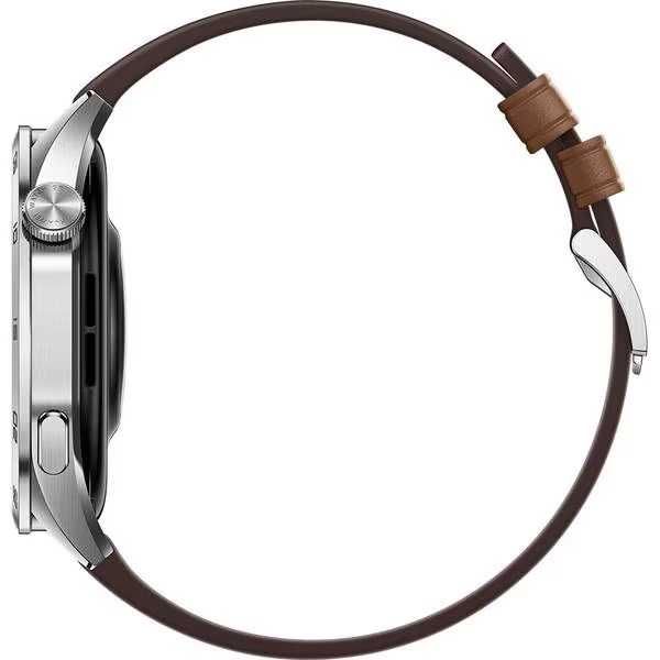 Smartwatch Huawei Watch GT 4 46mm Curea Brown Leather garantie Sigilat