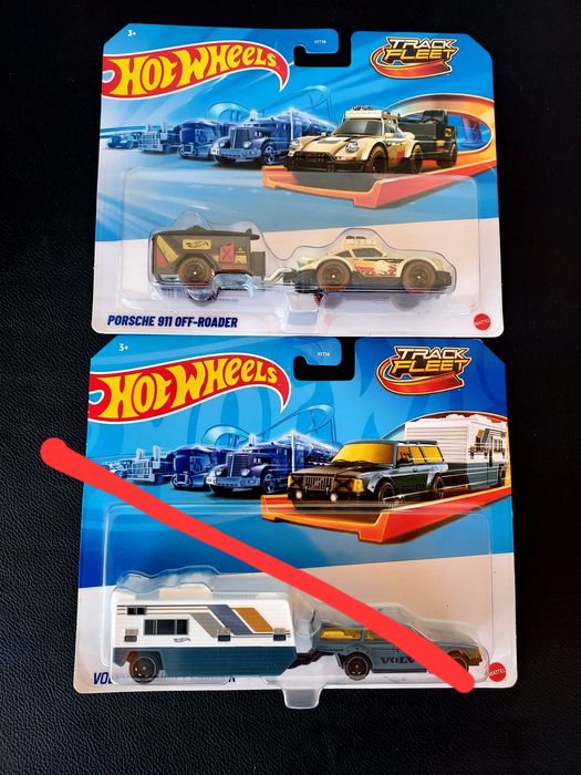 Macheta Porsche+rulota travel-Hotwheels-masinuta+remorca-jucarii metal
