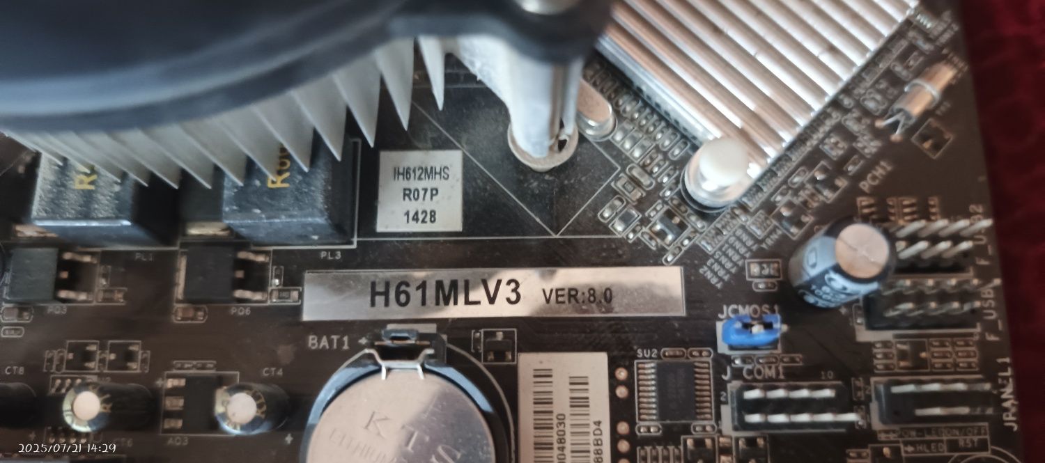 Материнская плата h61 mlv3 vers8.0