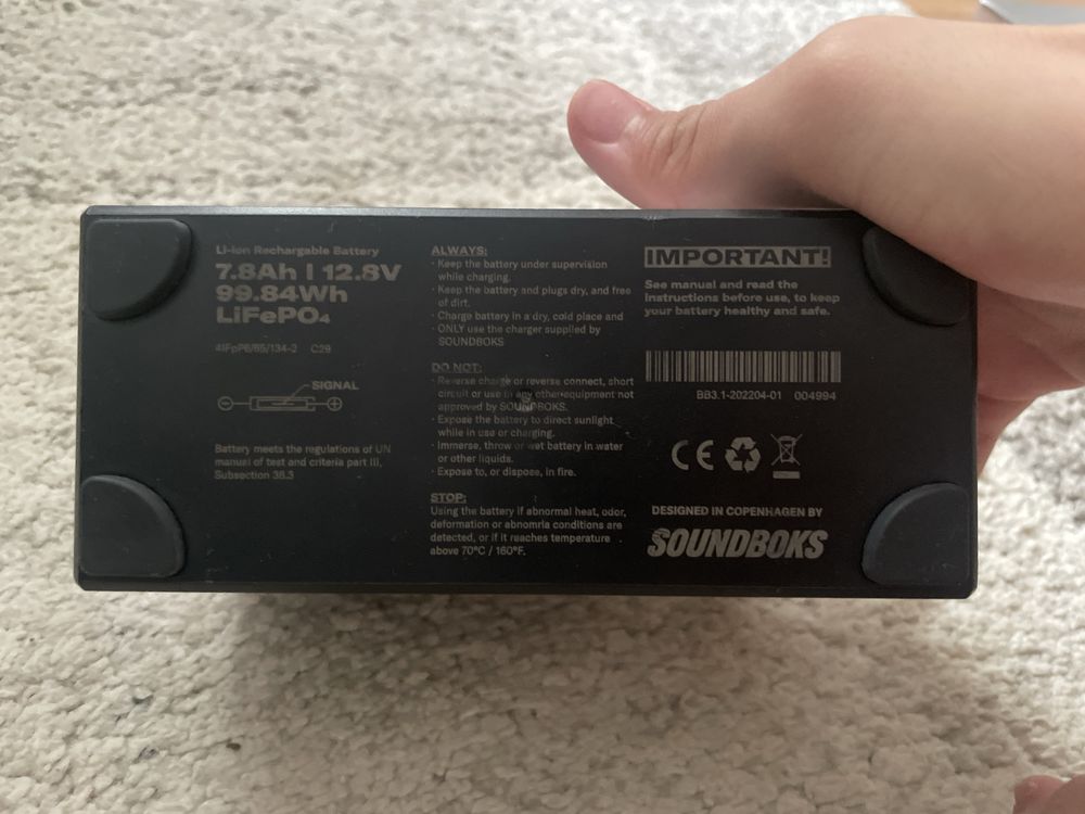 Acumulator boxa soundboks