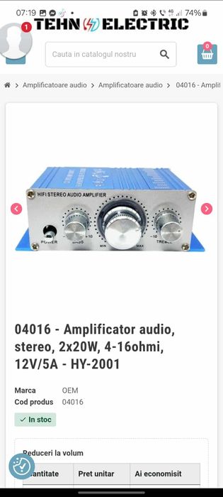 Vamd amplificator