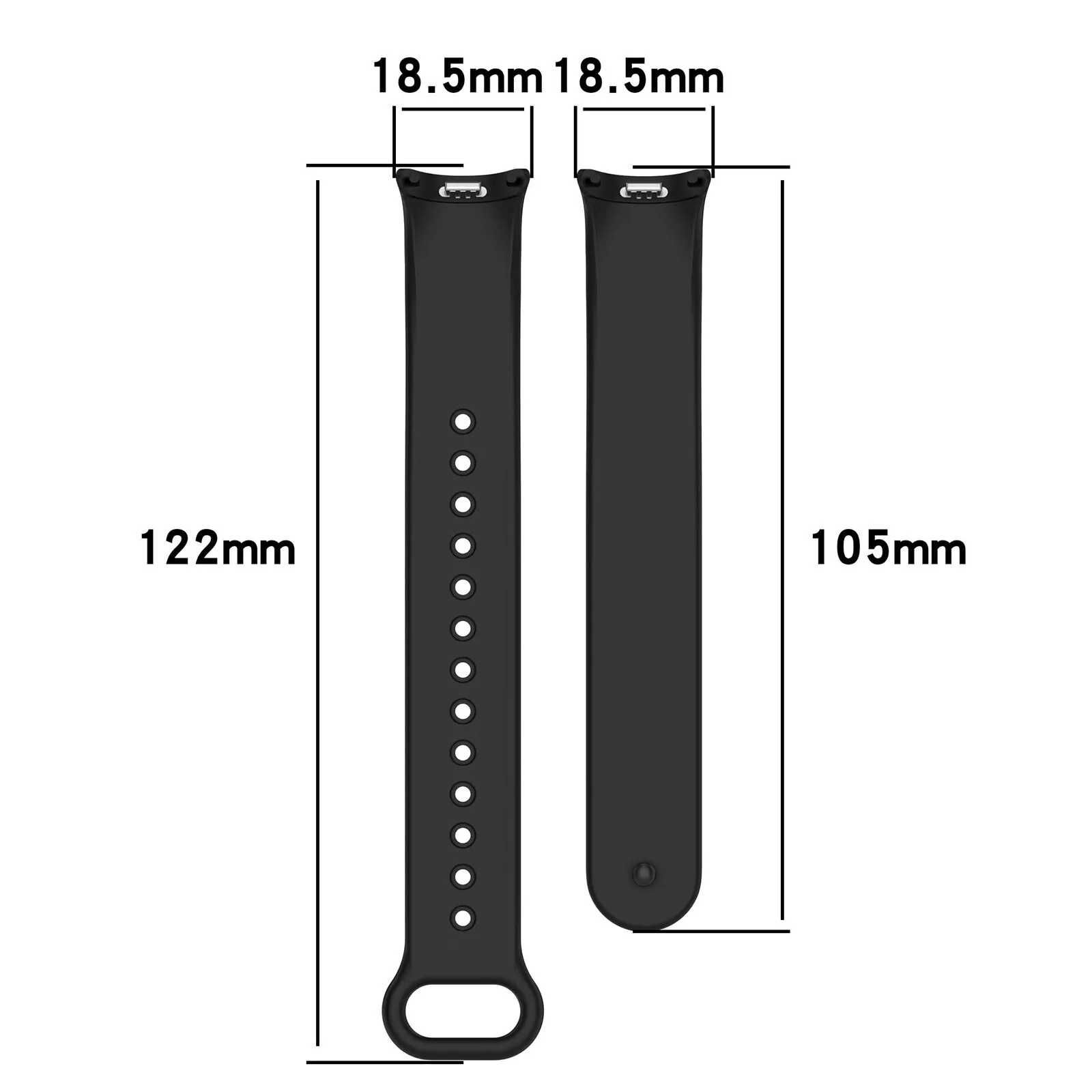 Силиконова каишка верижка Xiaomi Smart Band 8/9 Mi Band 8/9