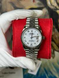 Rolex Date Just 36 MM Roman Numerals Marble Dial  126233