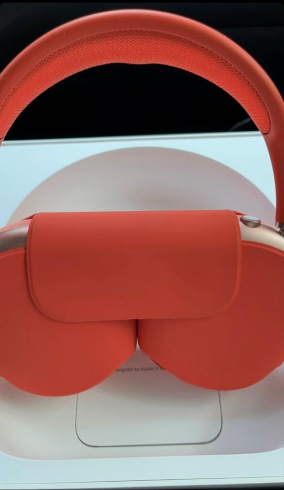 AirPods Max Pink with Red
