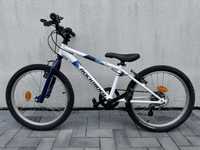 Bicicleta MTB Rockrider ST 120, 20inch Alb-Albastru Copii 6-9 ani