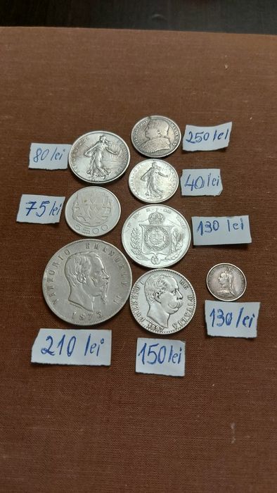 Monede vechii de argint