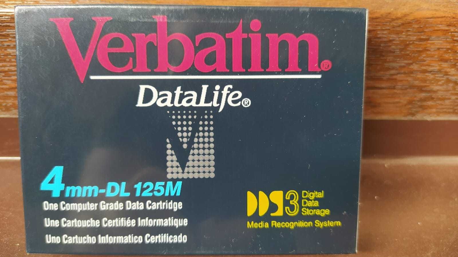 DAT кассеты Verbatim 4mm-DL 125M DDS3