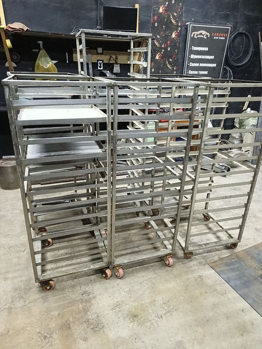 Стеллаж нержавейка