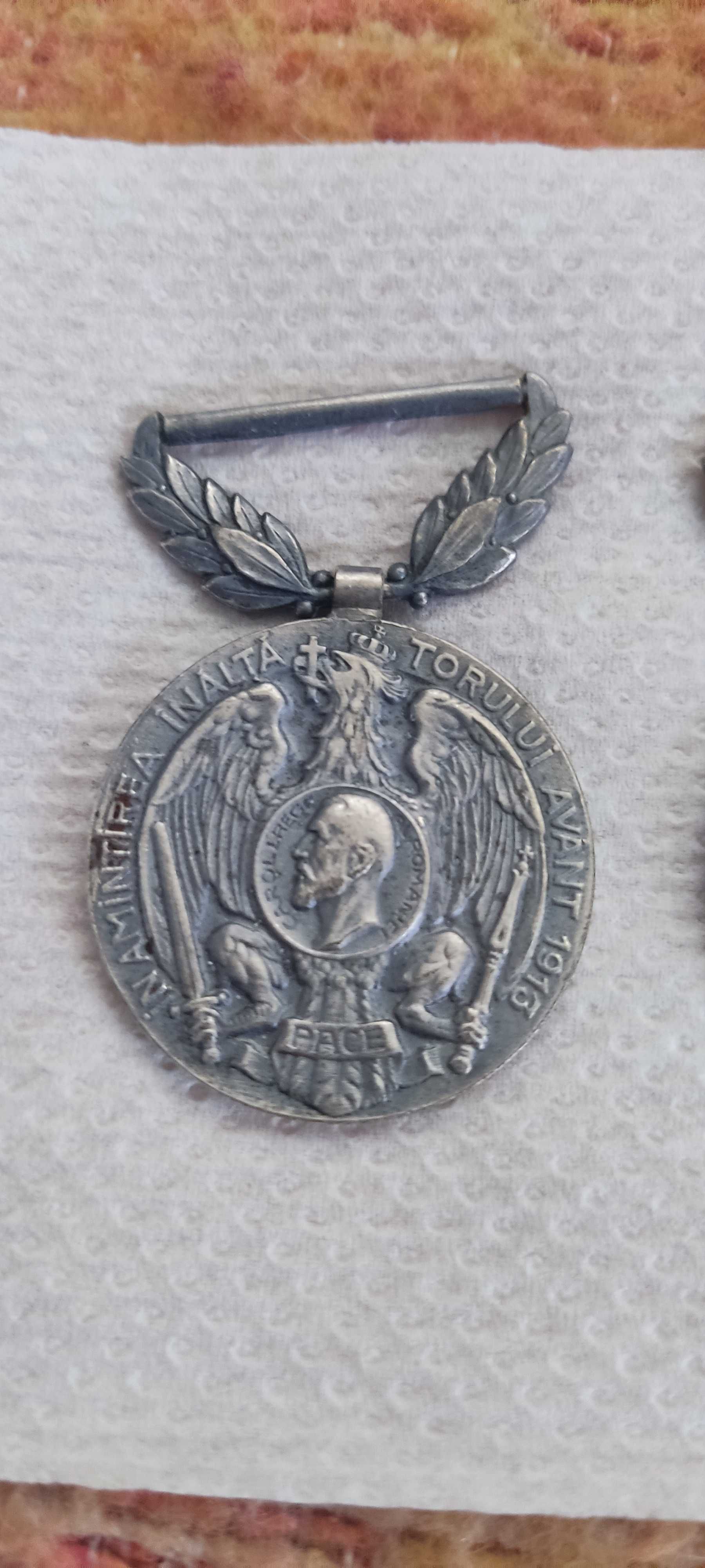 Medalie din Carpați peste Dunăre în Balcani 1913