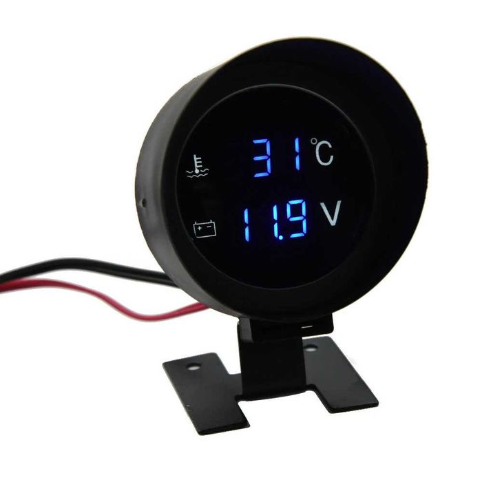Ceas INDICATOR temperatura APA motor cu sonda VOLTMETRU auto tractor