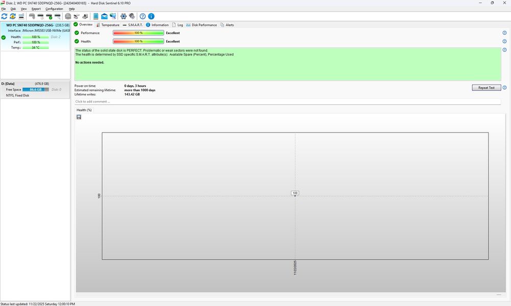 SSD NVME Western Digital PC SN740 256GB M.2 PCI-e GEN 4X4