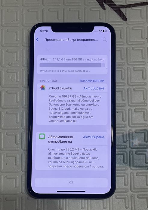 Iphone X 256GB Black