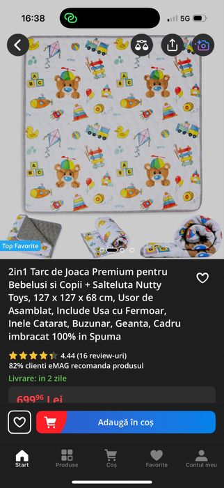 Tarc de joaca bebelusi