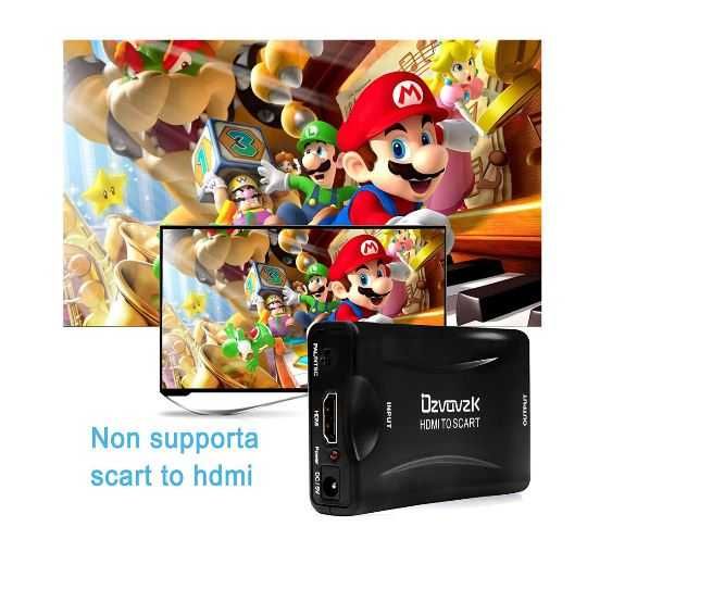 Convertor HDMI la SCART negru