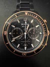 Часовник Bulova Marine Star Black Dial Watch 98B302