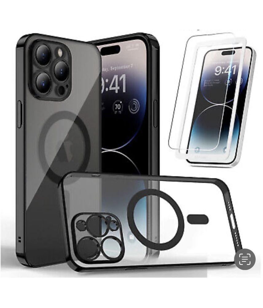 Iphone 13/14/15/16E/PRO/MAX Husa Infinity Magsafe + Folie Sticla 20D F