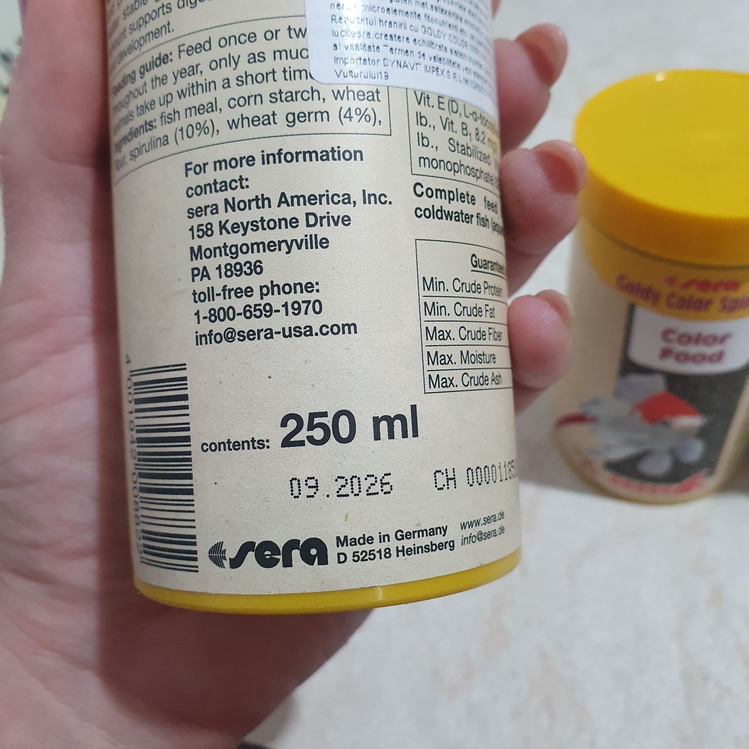 Mâncare pești Sera Goldy